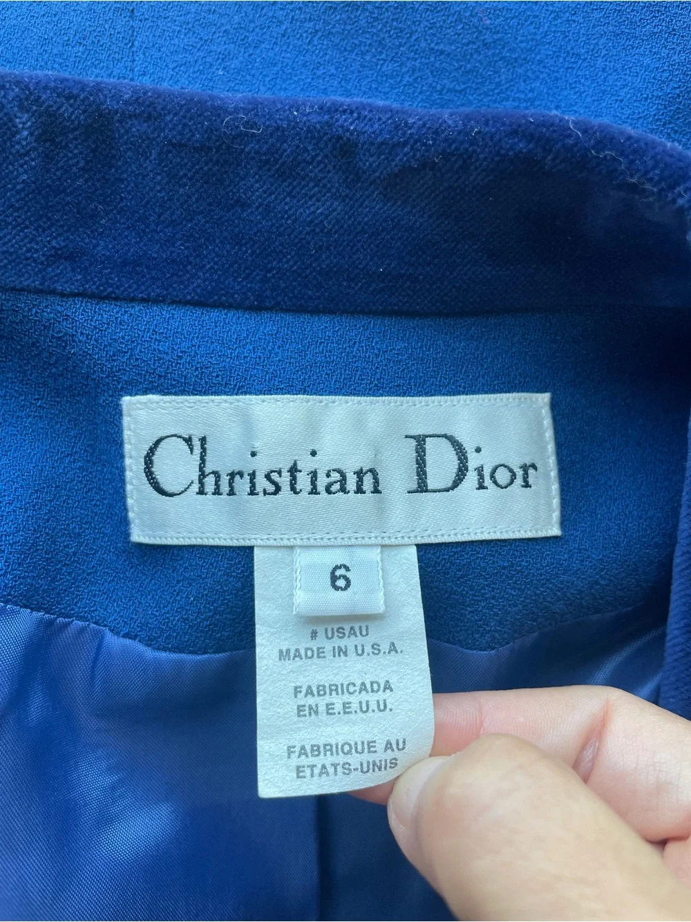 Vintage 80s Christian Dior blazer